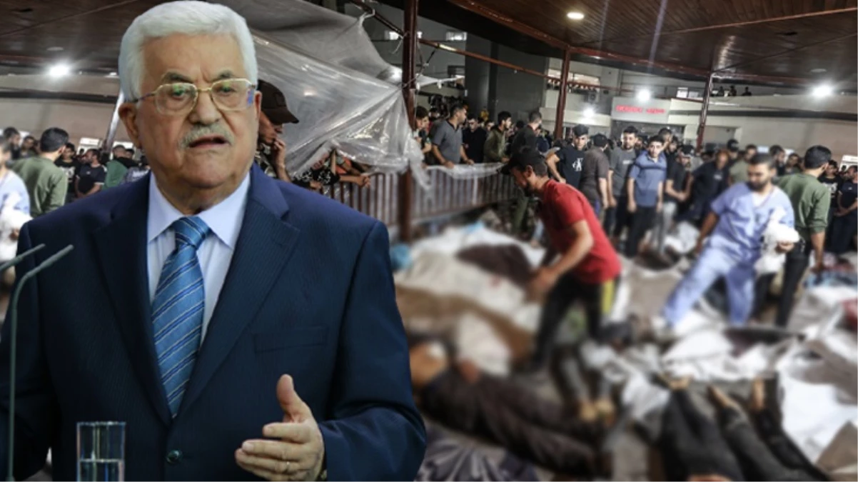 Filistin Devlet Başkanı Abbas hastane saldırısı sonrası konuştu: İsrail kırmızı çizgilerimizi geçti