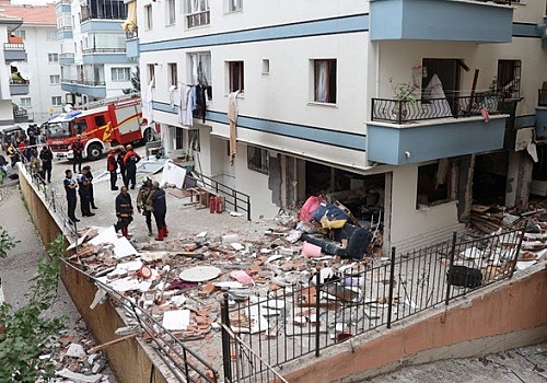 Ankara'da doğal gaz patlaması! 1 kişi hayatını kaybetti