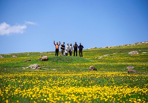 Ardahan Haberi: Göle deki Şerefin Dağı ve Üç Tepeler, dağcıların yürüyüş ve tırmanış rotaları arasında bulunuyor.