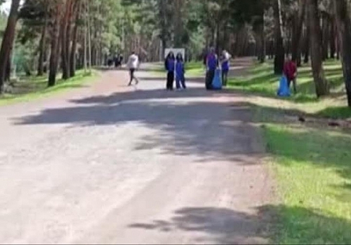 Ardahan Üniversitesi Öğrencileri, Çamlıçatak Ormanında temizlik yaptı 