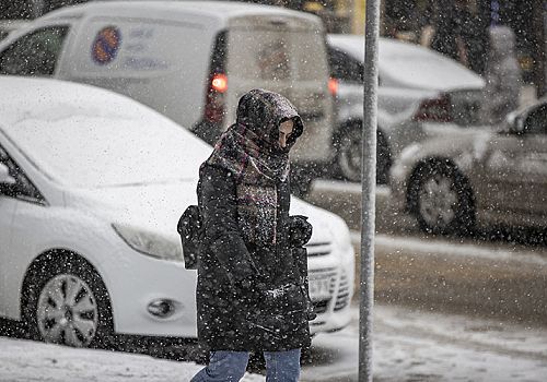 Erzurum ve Ardahan'da kar yağışı ile tipi etkili oluyor.