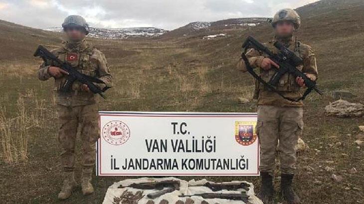 Ardahan Haberi: Başkale kırsalında PKK'ya ait silah ve mühimmat ele geçti