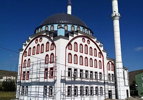 Çıldır Yeni Cami inşaatında sona yaklaşıldı