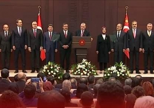 Yeni kabineyi Cumhurbaşkanı Recep Tayyip Erdoğan açıkladı
